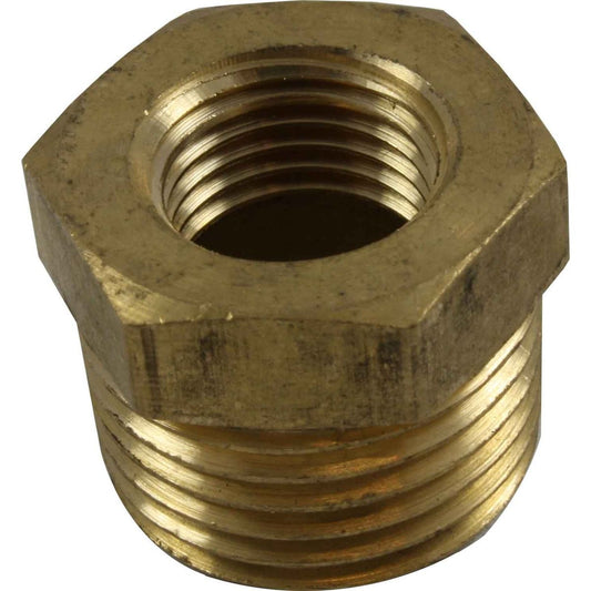 Maestrini Brass Reducing Bush (1/2" BSPT Male to 1/4" BSP Female) 407506