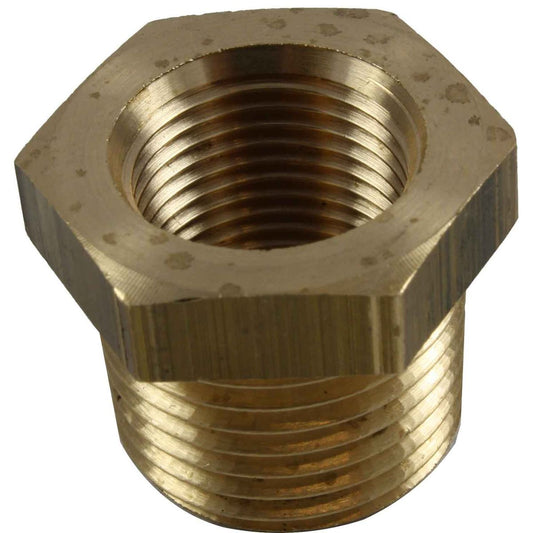 Maestrini Brass Reducing Bush (1/2" BSPT Male to 3/8" BSP Female) 407507