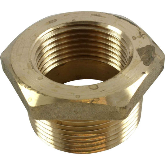 Maestrini Brass Reducing Bush (1-1/4" BSPT Male to 1" BSP Female) 407524