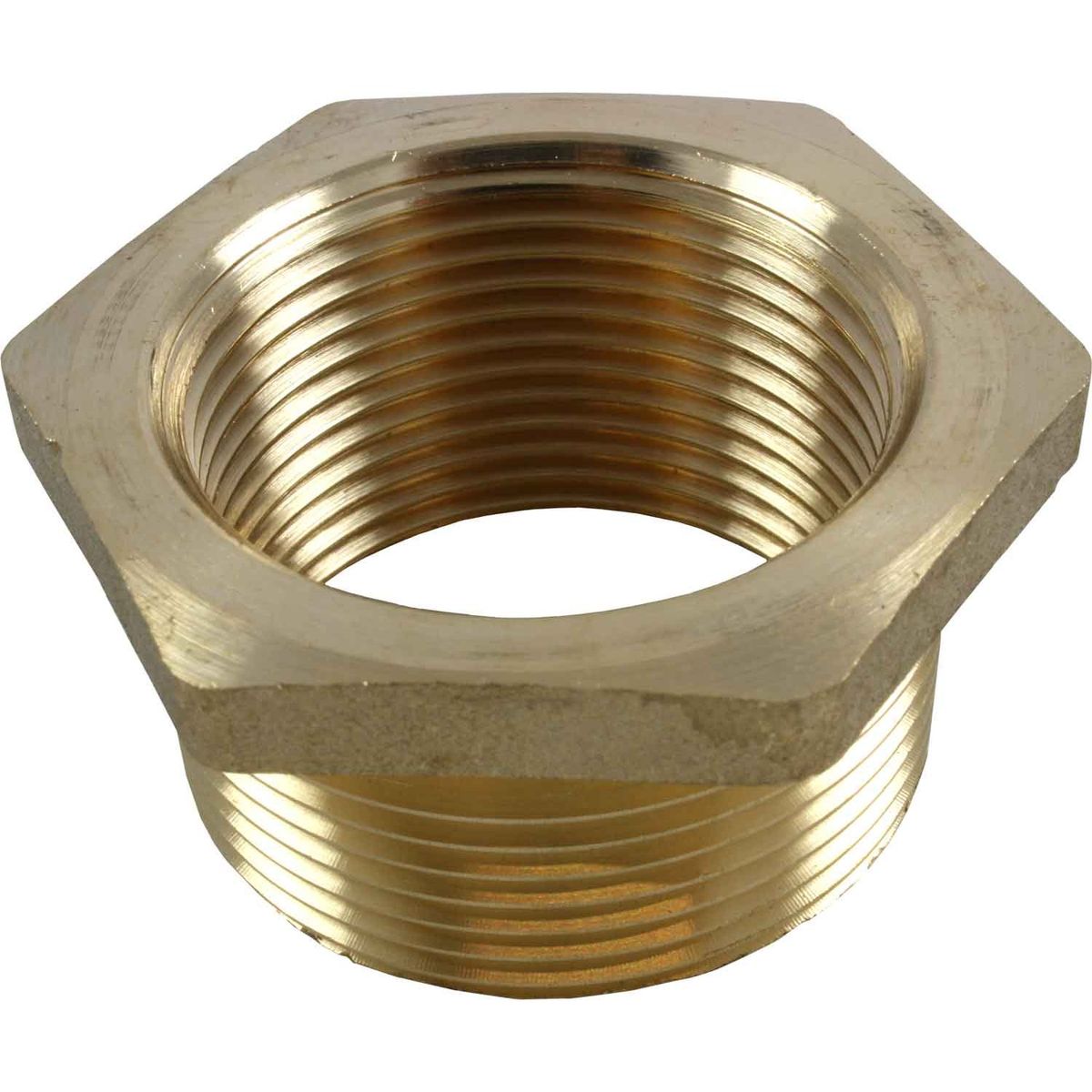 Maestrini Brass Reducing Bush (1-1/2" BSPT Male to 1-1/4" BSP Female) 407531