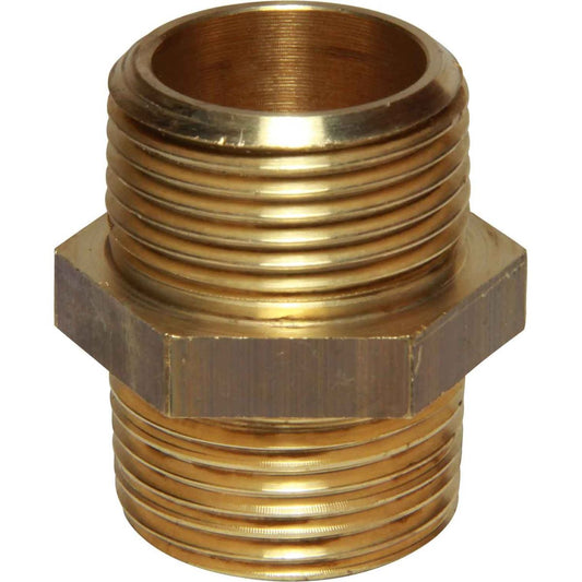 Maestrini Brass Equal Nipple (Male Thread / 1" BSPT) 407605