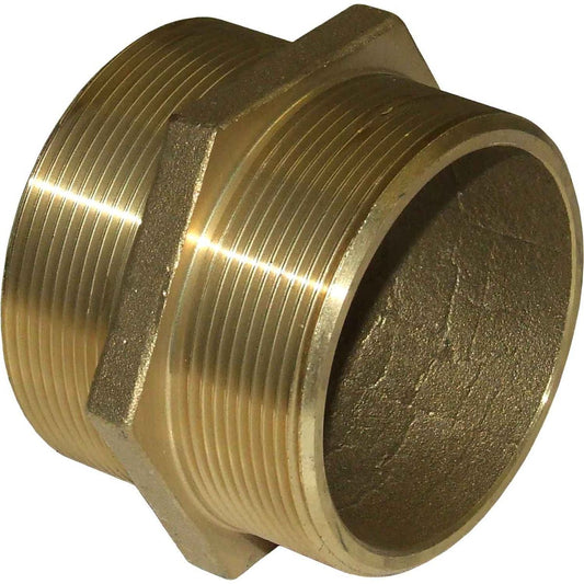 Maestrini Brass Equal Nipple (Male Thread / 3" BSPT) 407610
