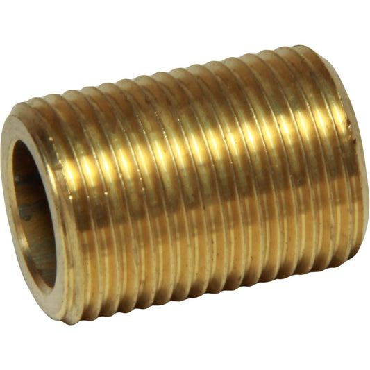 Maestrini Brass Equal Running Nipple (3/8" BSP / 23mm Long) 407672
