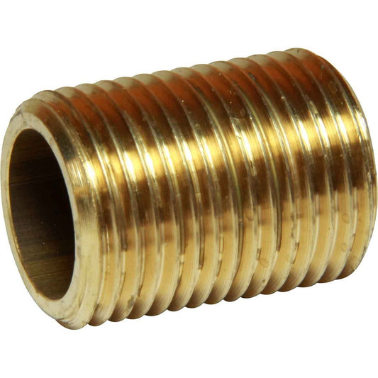 Maestrini Brass Equal Running Nipple (1/2" BSP / 28mm Long) 407673