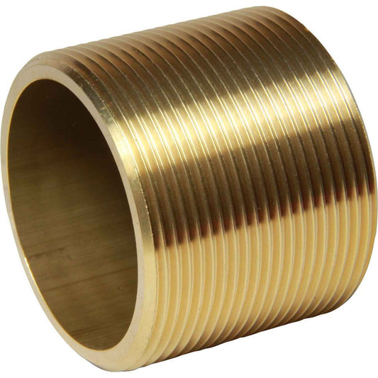 Maestrini Brass Equal Running Nipple (2-1/2" BSP / 60mm Long) 407679