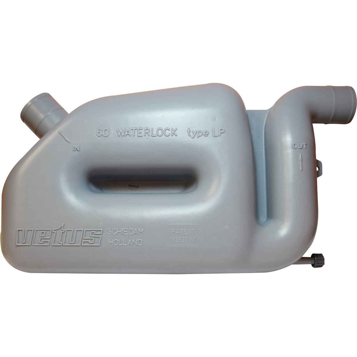 Vetus LP60 Plastic Marine Waterlock (60mm / 10.5 Litres) 410308