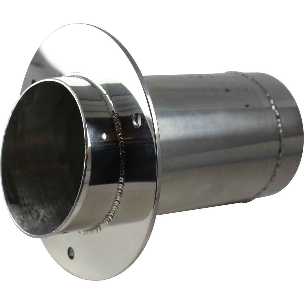 Seaflow Stainless Steel Exhaust Outlet (76mm ID Hose / Straight) 411656
