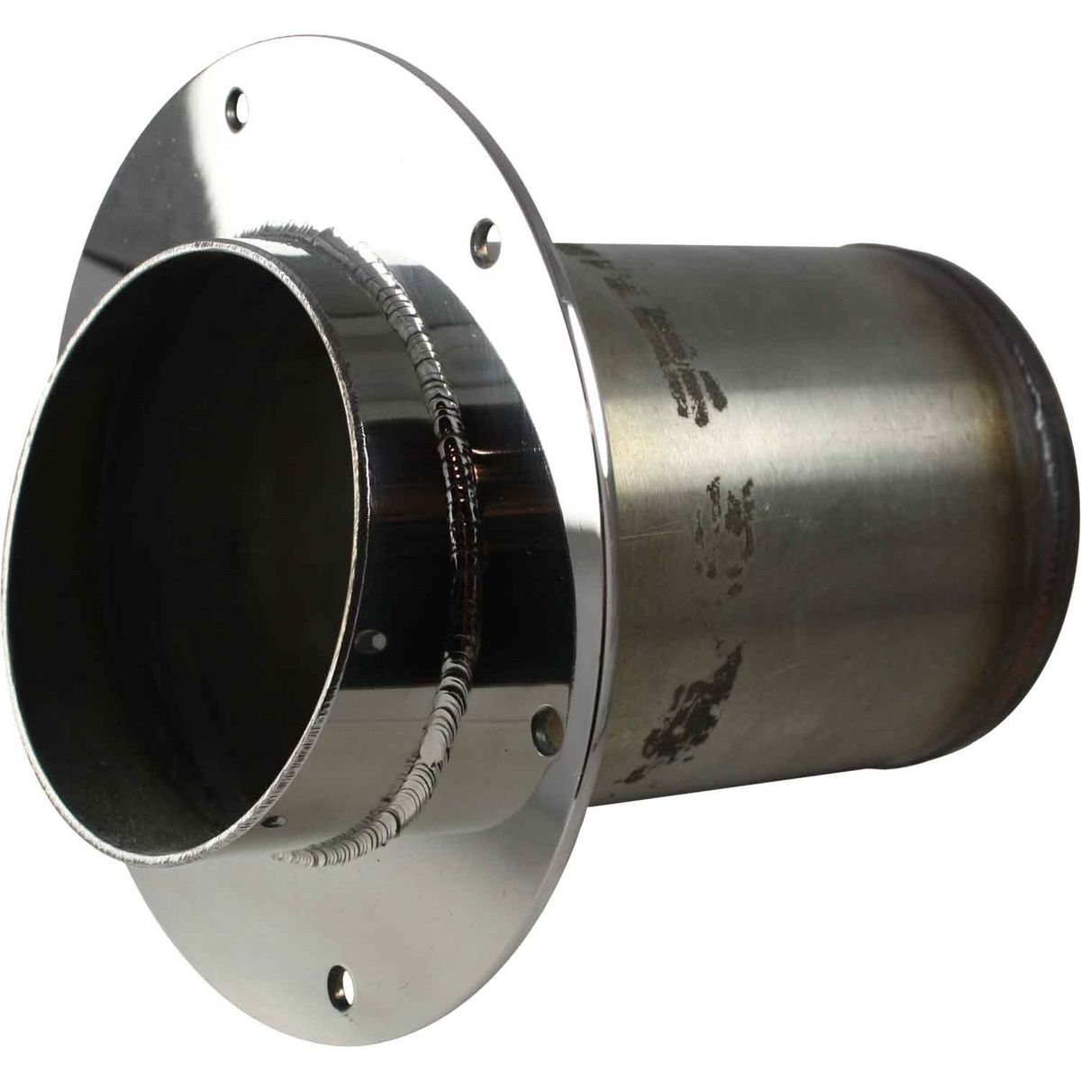 Seaflow Stainless Steel Exhaust Outlet (89mm ID Hose / Straight) 411657