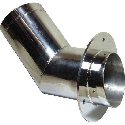 Seaflow Stainless Steel 45 Degree Exhaust Outlet (76mm ID Hose) 411676