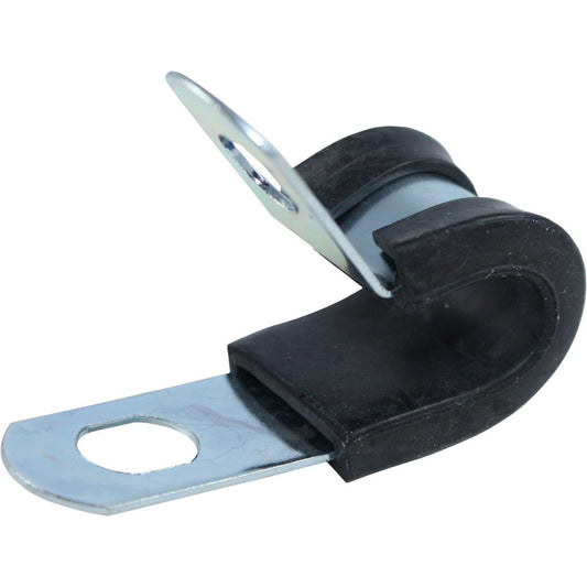 AG Zinc Rubber Lined P Clips (8mm / Pack of 10) 413708