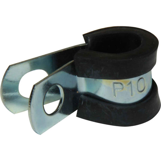 AG Zinc Rubber Lined P Clips (10mm / Pack of 10) 413710