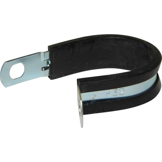 AG Zinc Rubber Lined P Clips (32mm / Sold Singularly) 413732
