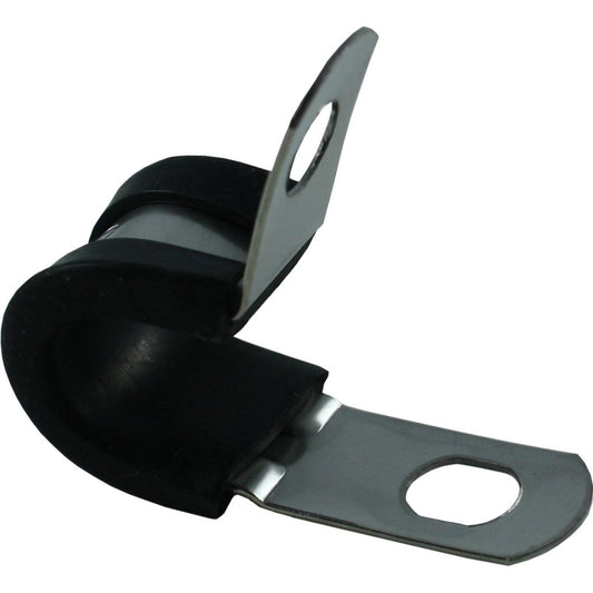AG Stainless Steel Rubber Lined P Clips (10mm / Pack of 10) 413760