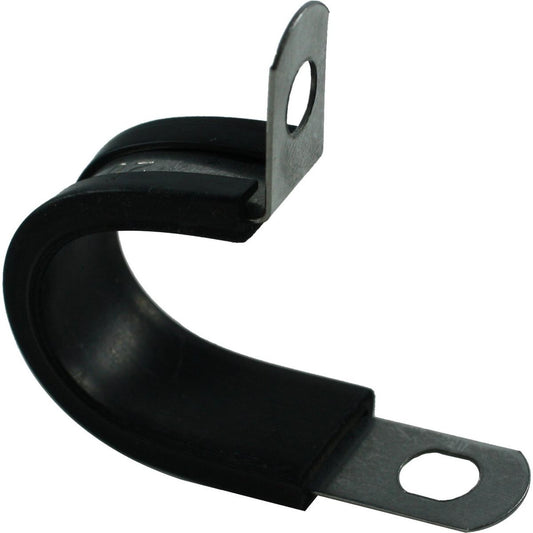 AG Stainless Steel Rubber Lined P Clips (20mm / Pack of 5) 413769