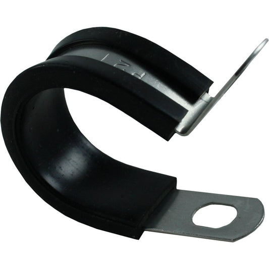 AG Stainless Steel Rubber Lined P Clips (21mm / Pack of 5) 413771