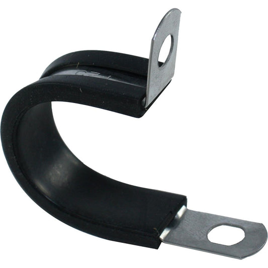 AG Stainless Steel Rubber Lined P Clips (25mm / Pack of 5) 413775