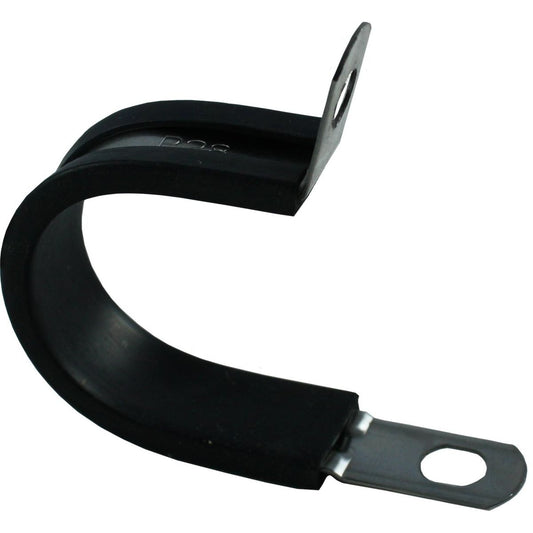AG Stainless Steel Rubber Lined P Clips (28mm / Pack of 5) 413778