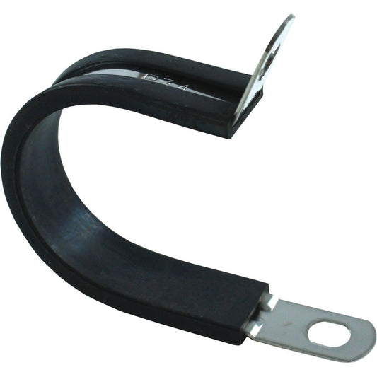 AG Stainless Steel Rubber Lined P Clip (34mm / Sold Singularly) 413785