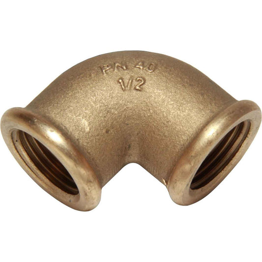 Maestrini Bronze Compact 90 Degree Elbow (Female Ports / 1/2" BSP) 415003
