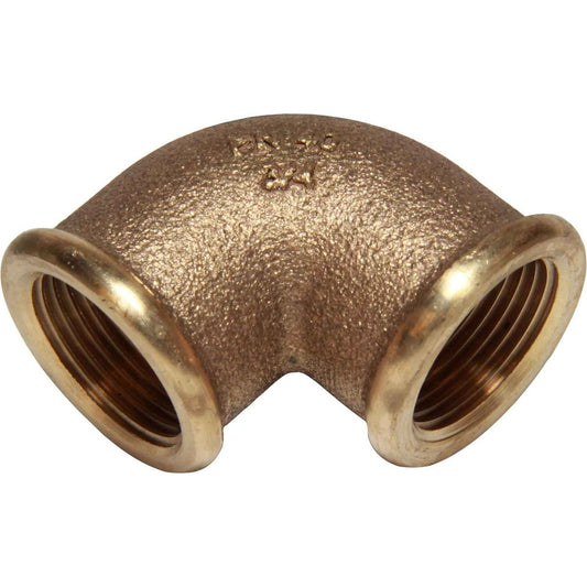 Maestrini Bronze Compact 90 Degree Elbow (Female Ports / 3/4" BSP) 415004