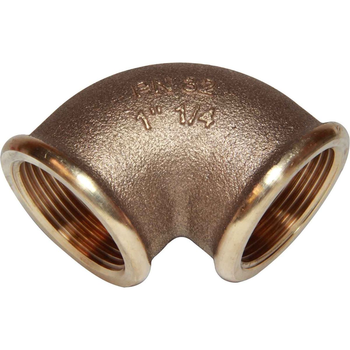 Maestrini Bronze Compact 90 Degree Elbow (Female Ports / 1-1/4" BSP) 415006