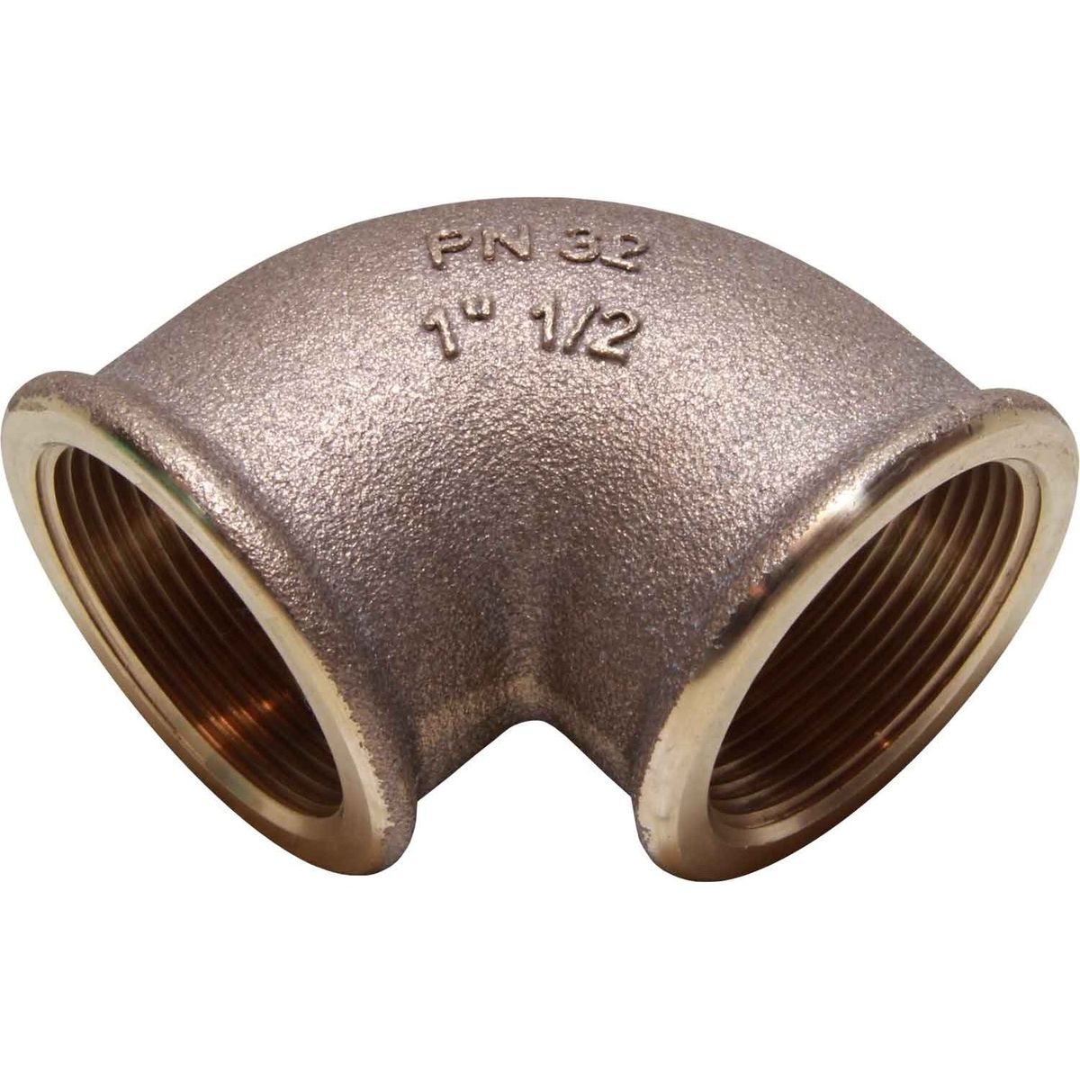 Maestrini Bronze Compact 90 Degree Elbow (Female Ports / 1-1/2" BSP) 415007