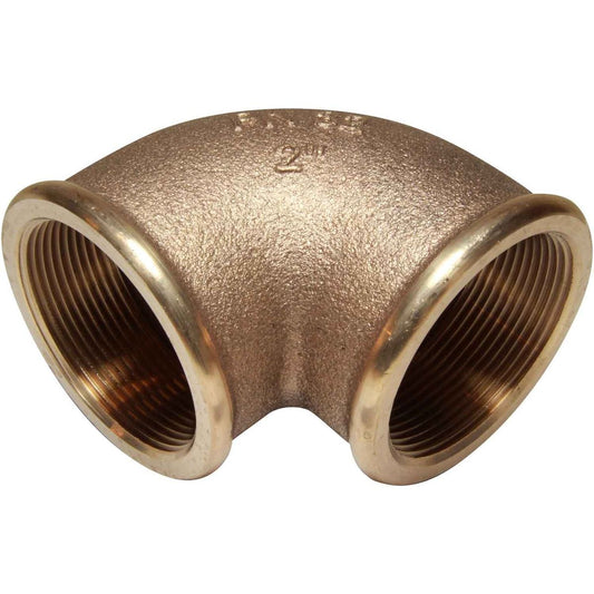 Maestrini Bronze Compact 90 Degree Elbow (Female Ports / 2" BSP) 415008