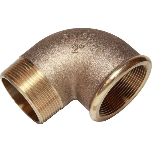 Maestrini Bronze Compact 90 Degree Elbow (Male/Female / 2" BSP) 415048