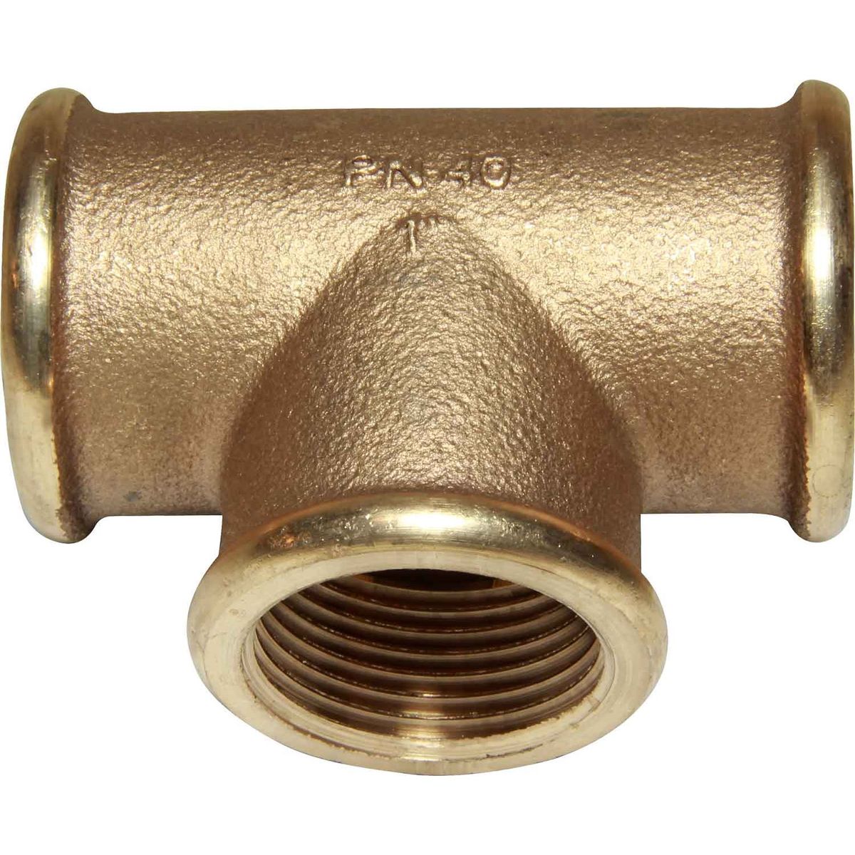 Maestrini Bronze Equal Tee Fitting (Female Ports / 1" BSP) 415105
