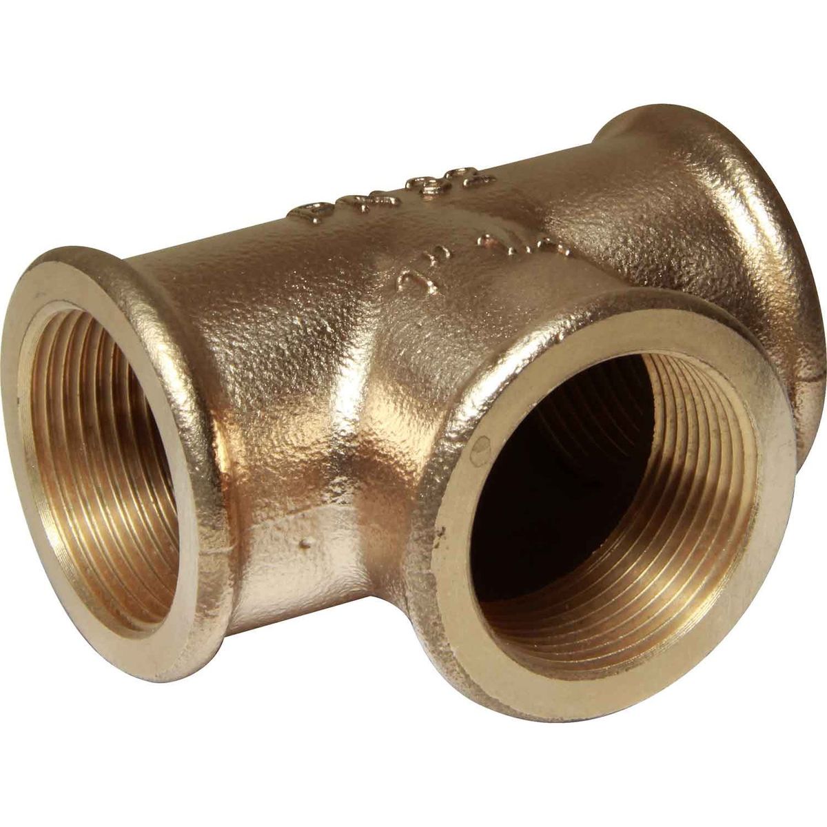 Maestrini Bronze Equal Tee Fitting (Female Ports / 1-1/4" BSP) 415106