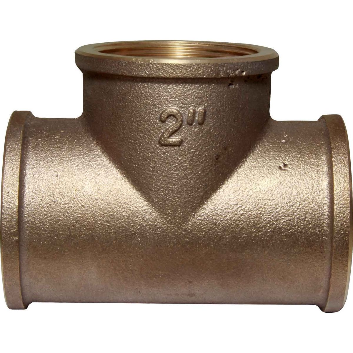 Maestrini Bronze Equal Tee Fitting (Female Ports / 2" BSP) 415108