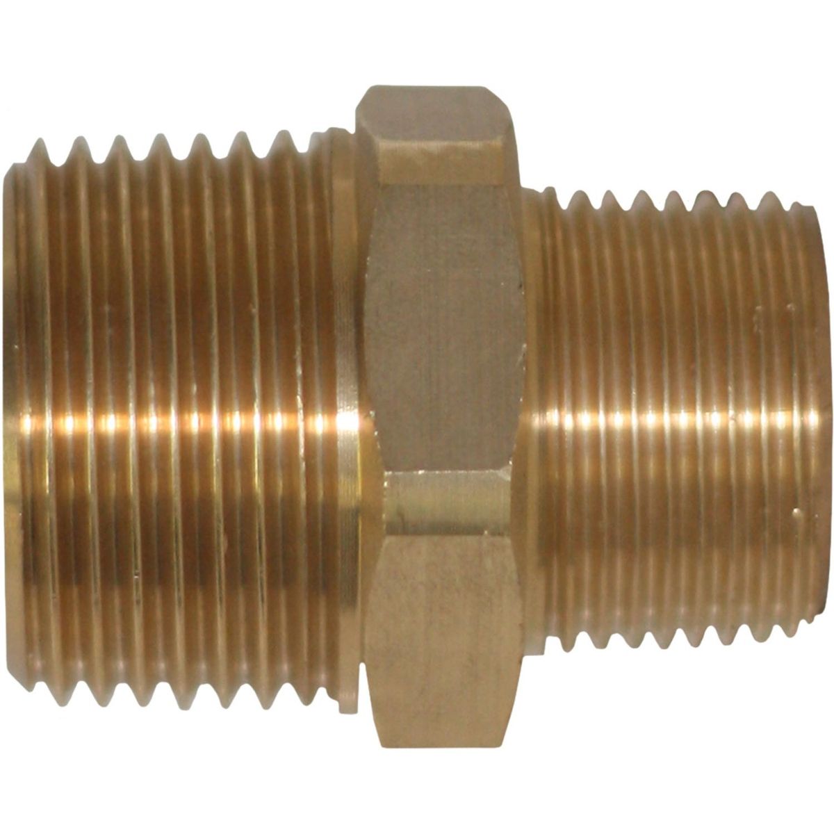 Maestrini Bronze Reducing Nipple (1" BSPT Male to 3/4" BSPT Male) 415624