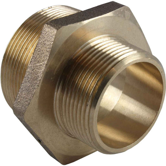 Maestrini Bronze Reducing Nipple (2" BSPT Male to 1-1/2" BSPT Male) 415627