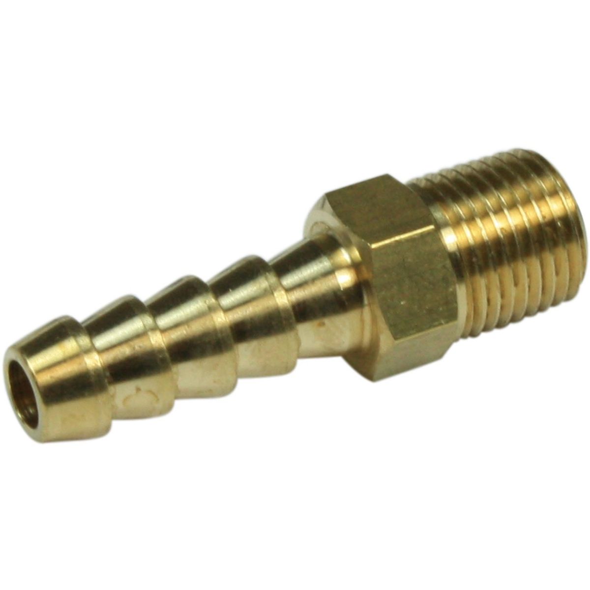 Seaflow Brass Straight Hose Tail (1/8" NPT Male to 6mm Hose) 418100