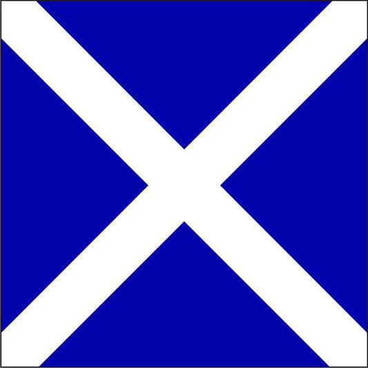 "M" Marine Code Flag Letter - 30x45xcm