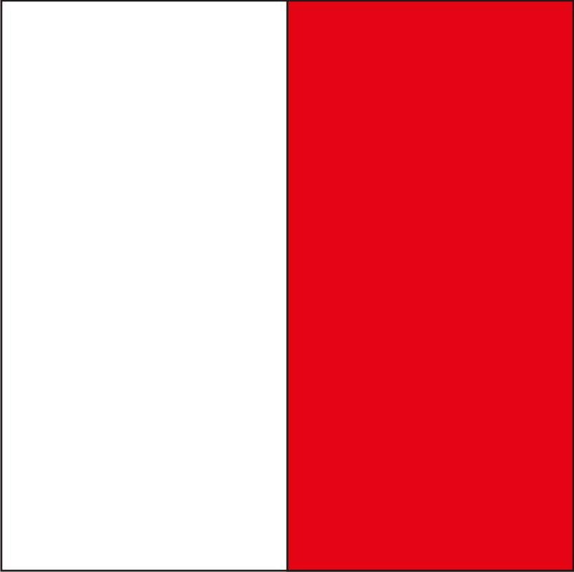 "H" Marine Code Flag Letter - 30x45xcm