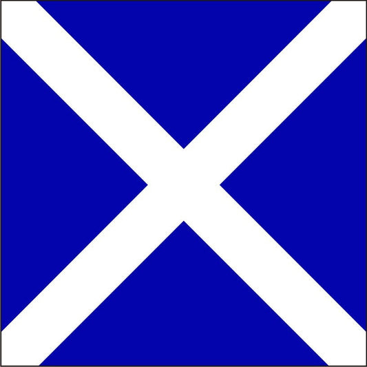 "M" Marine Code Flag Letter - 30x45xcm