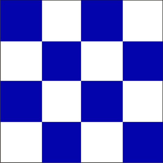 "N" Marine Code Flag Letter - 30x45xcm