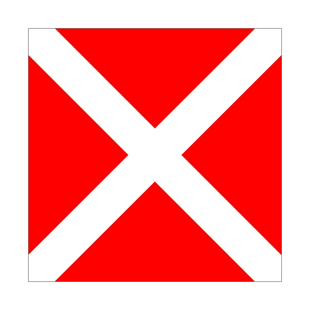 NAVAL Numeral Flag 4 - Special Order