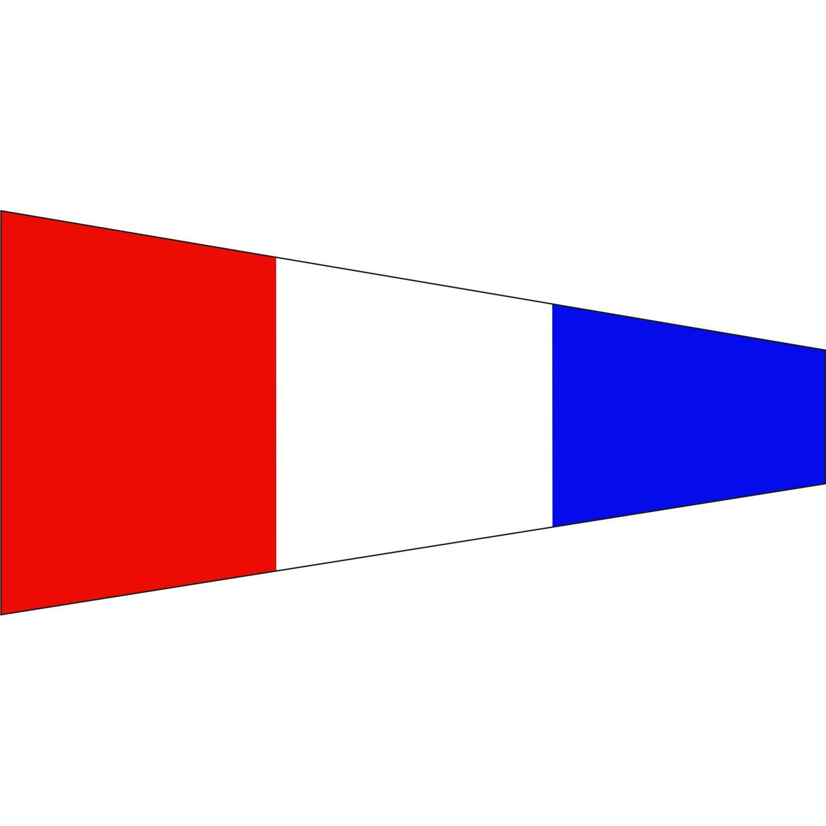 Numeral Pennant No. 3 (1/2 yard, 26x58cm)