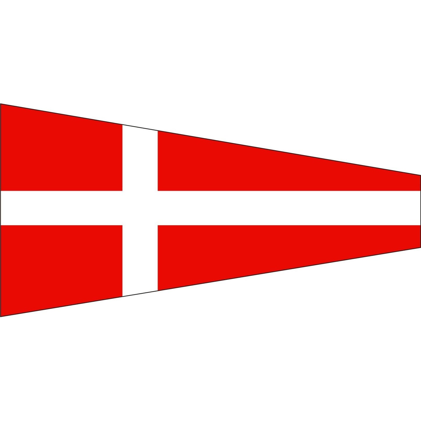 Numeral Pennant No. 4 (1/2 yard, 26x58cm)