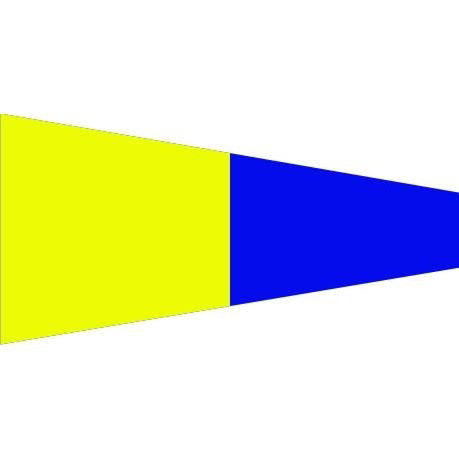 Numeral Pennant No. 5 (1/2 yard, 26x58cm)