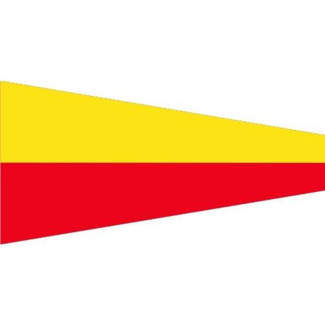 Numeral Pennant No. 7 (1/2 yard, 26x58cm)