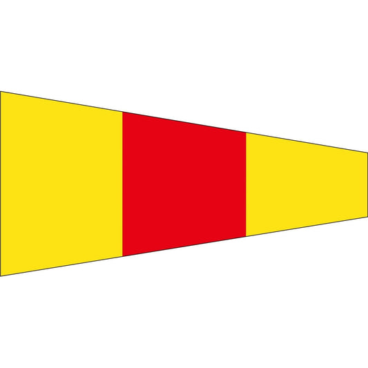 Numeral Pennant No. 0 (1/2 yard, 26x58cm)