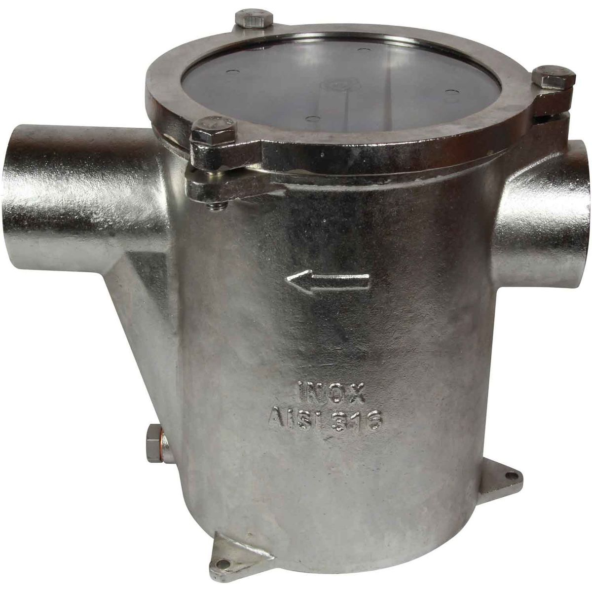 Osculati Base Mounted Stainless Steel 316 Water Strainer (2" BSP) 422008