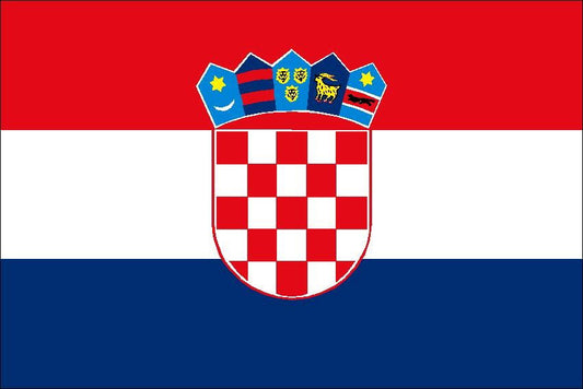 Croatia Courtesy Flag 30 x 45cm