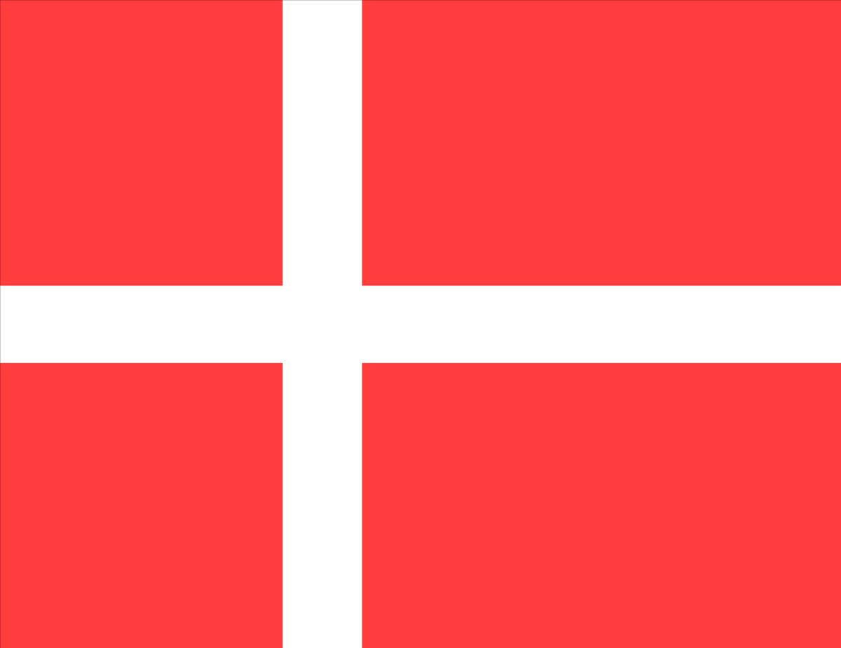 Denmark Courtesy Flag 30 x 45cm