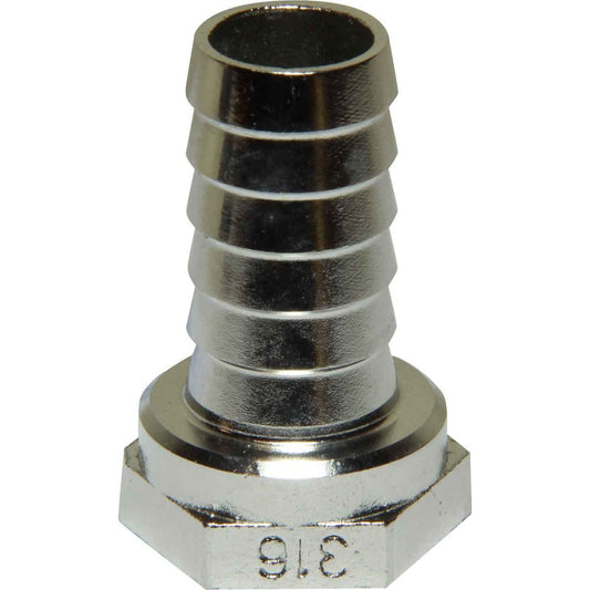 Osculati Stainless Steel 316 Hose Tail (3/4" BSP Female to 20mm Hose) 422245