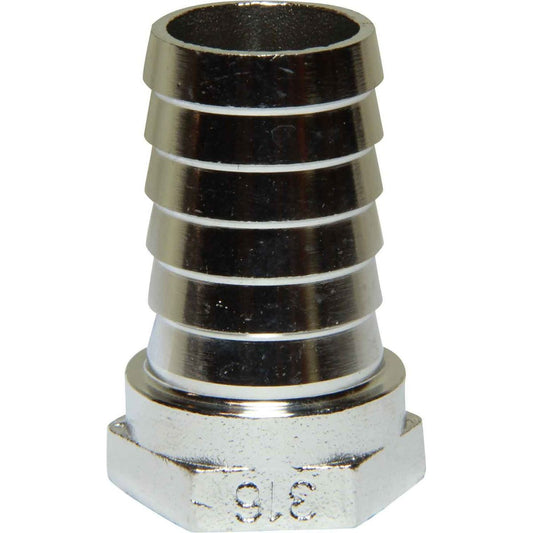 Osculati Stainless Steel 316 Hose Tail (3/4" BSP Female to 25mm Hose) 422247