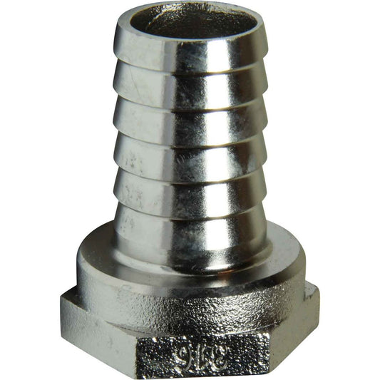 Osculati Stainless Steel 316 Hose Tail (1" BSP Female to 25mm Hose) 422254